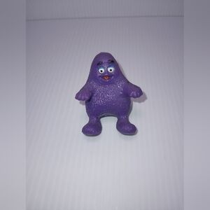 1980's Grimace Figure Toy. McDonald's. Vintage.